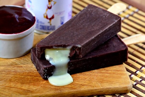 Mini Açaí com Leite Condensado Rafaello